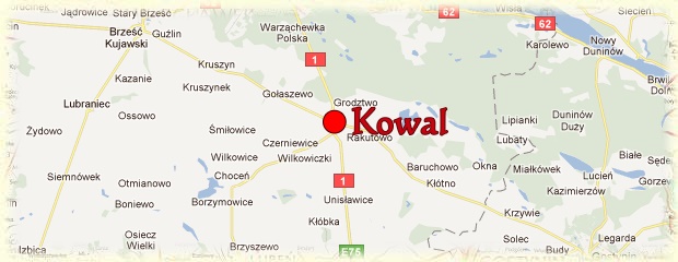 Położenie Kowala